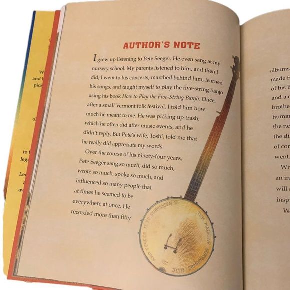 Children's Book‎ Listen How Pete Seeger Got America Singing - Picture 4 of 6